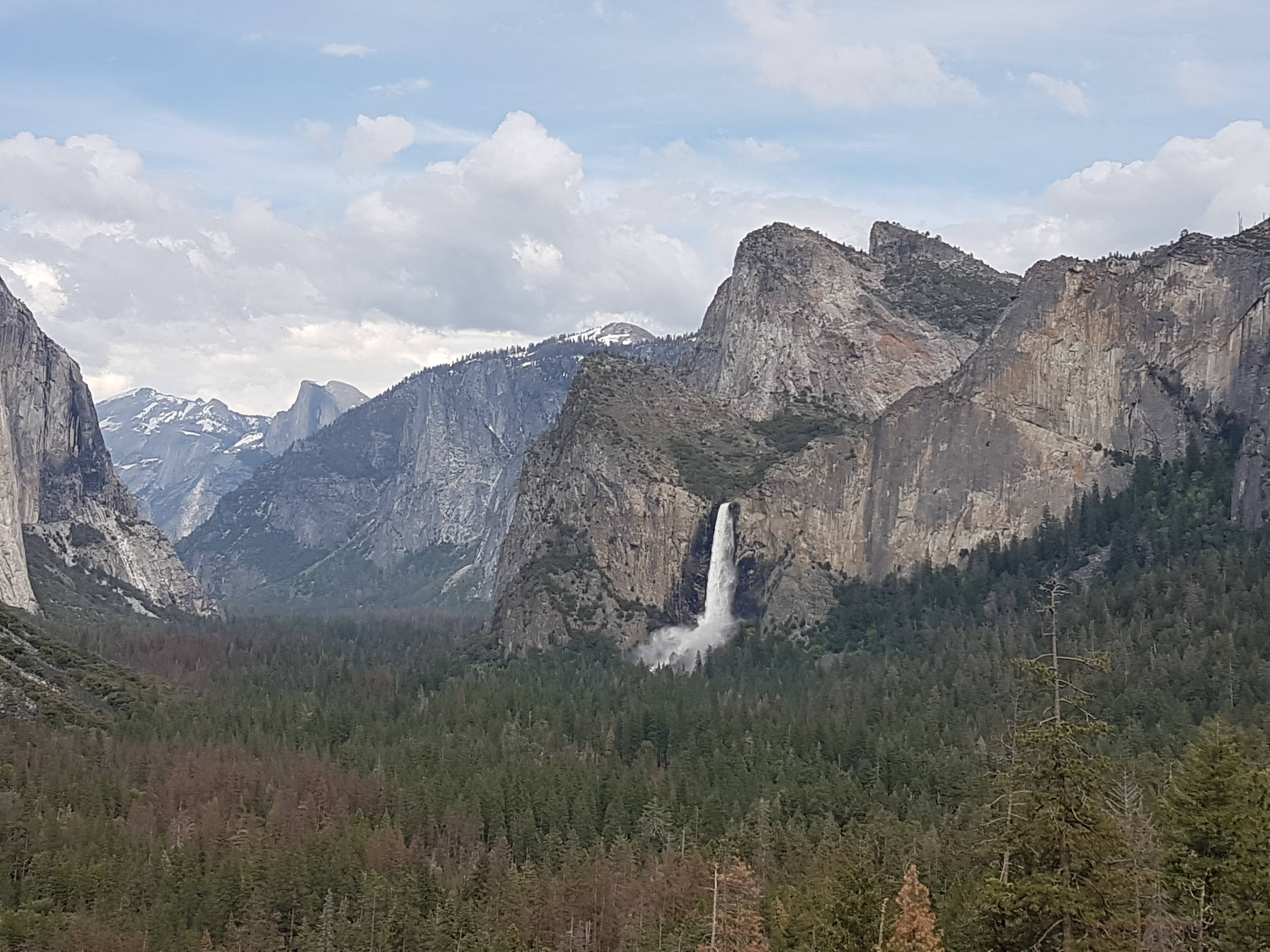 Arrivée au Yosemite NP